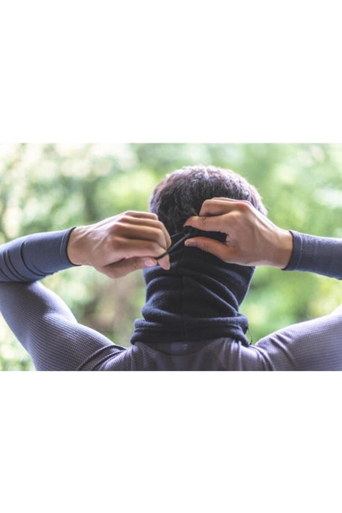 Decathlon-Winter Black Fleece Neck Collar - Neckholder Sweatshirt 4