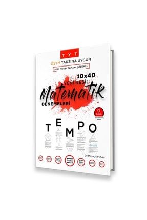 2023 Tyt Tempo 10x40 Yeni Nesil Matematik Denemeleri 9786057951168-2021