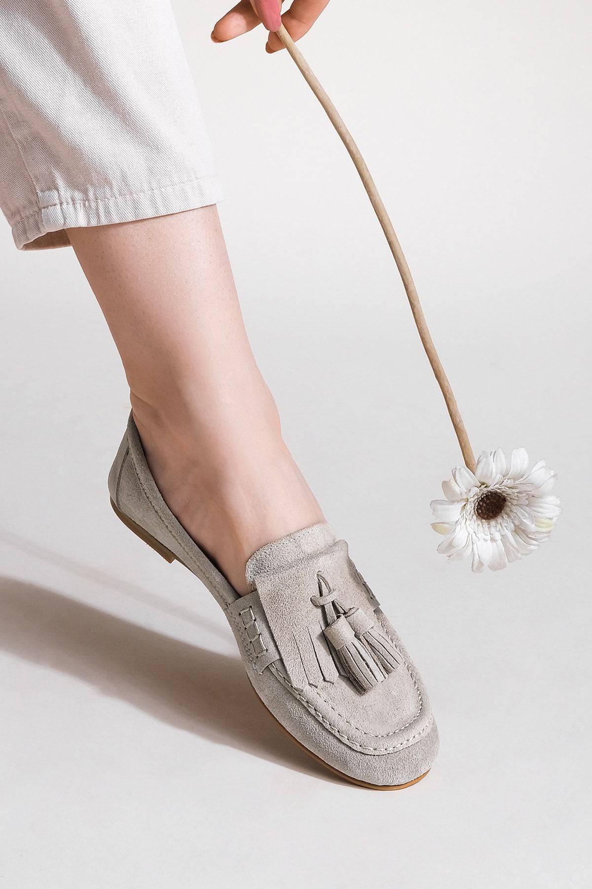 Topshop lexi top suede loafers