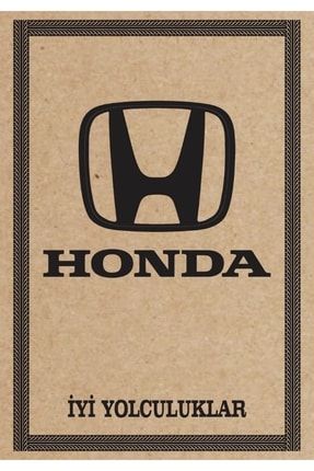 Cihan Honda Amblem Baskılı Oto Paspas Kağıdı 100 Adet 35x50 Ebat 135 gram CİHAN