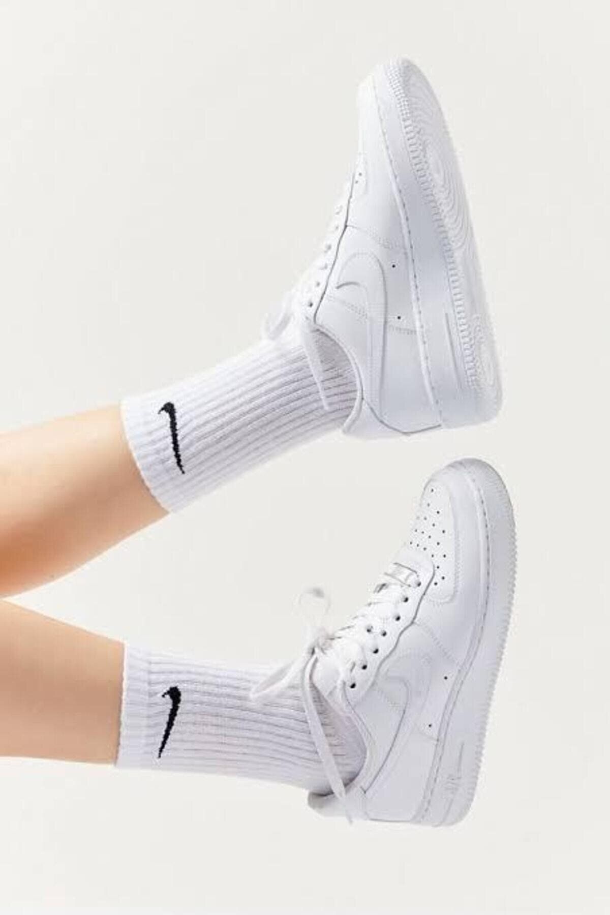 12 Çift Tikli Unisex Uzun Tenis Çorabı