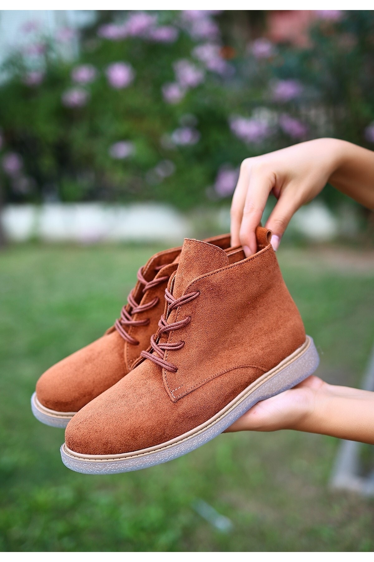 Kean Taba Süet Bağcıklı Kadın Bot