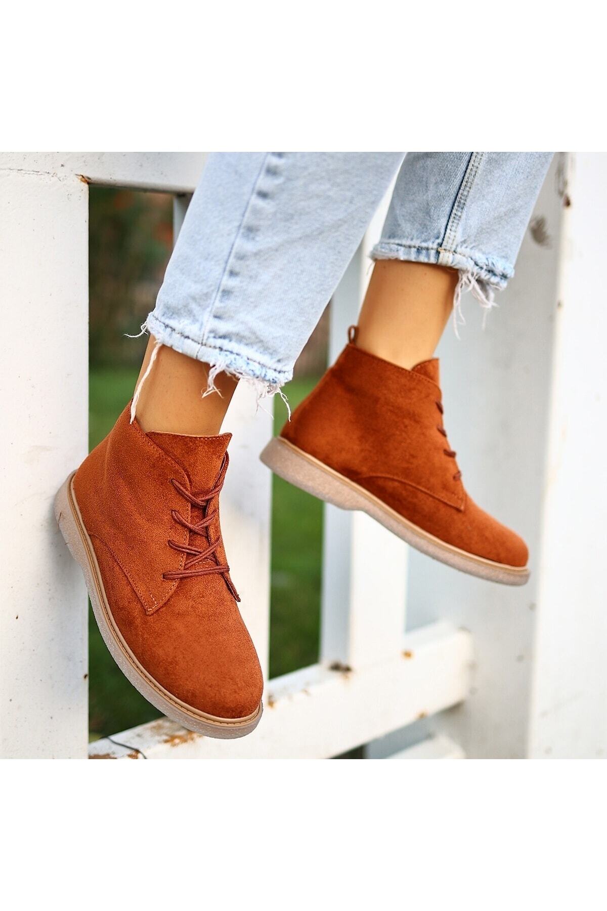 Kean Taba Süet Bağcıklı Kadın Bot
