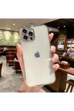 Apple Iphone 13 Pro Max Kamera Korumalı Kenar Parlak Lazer Kesim Silikon 13 Promax Telefon Kılıfı 13promaxlüks