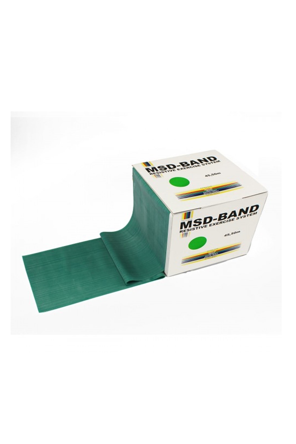 Genel Markalar Theraband Egzersiz Bandı, Pilates Direnç Bandı 1.5 Mt Yeşil (ORTA)