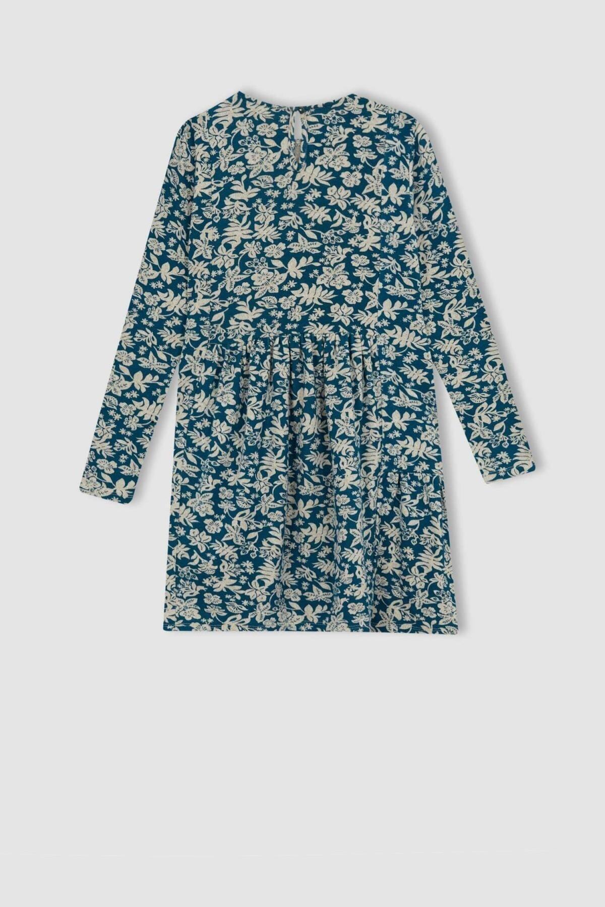 لباس مجلسی دخترانه سبز دفکتوDefacto | Z4086A622WN اورجینال - تصویر 8