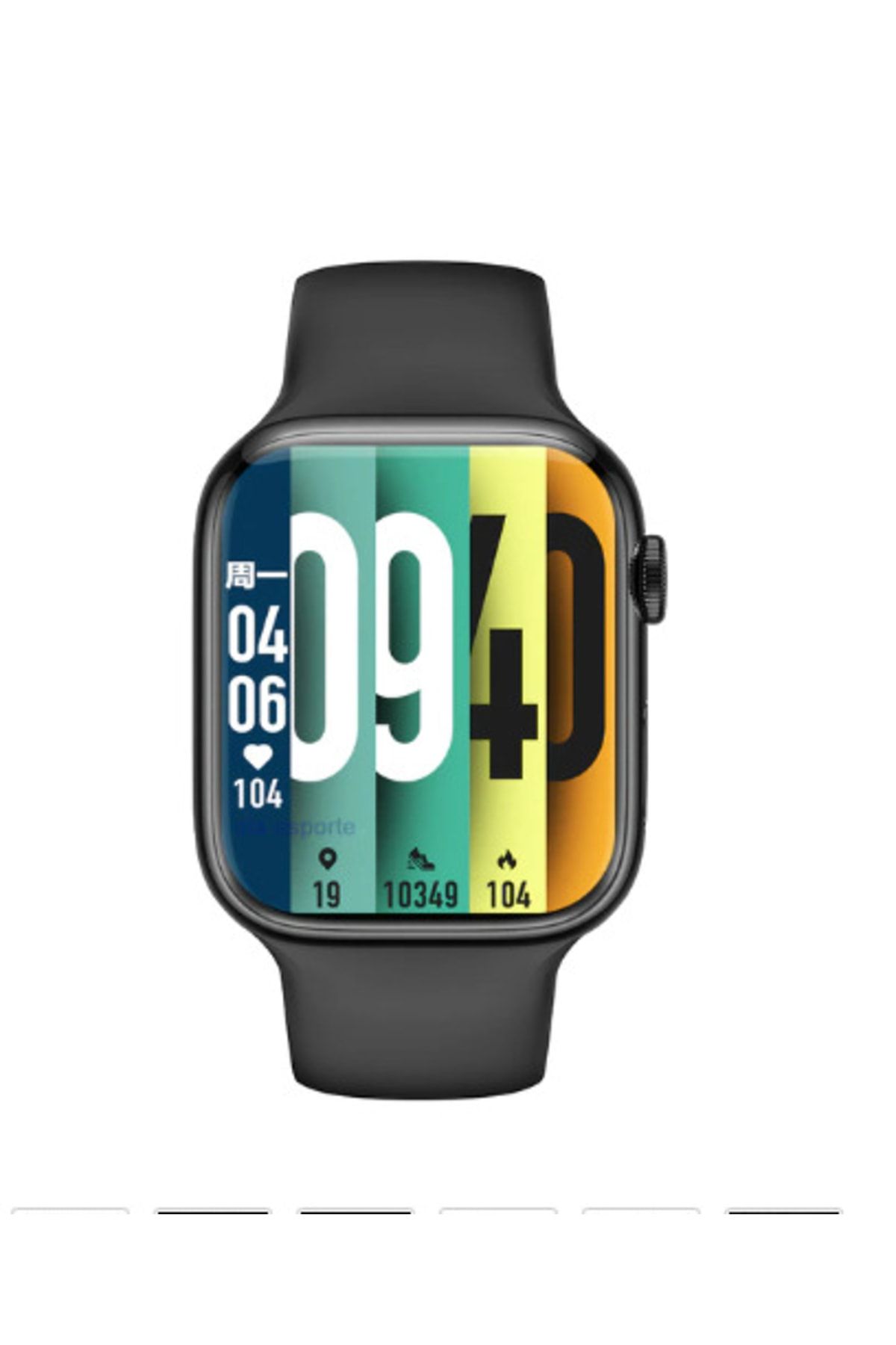 GELSİNEVİNE 2022 Model Siyah Rengi I8 Pro Max Smartwatch Serisi 8 Spor Fintess Akıllı SaatUyumlu