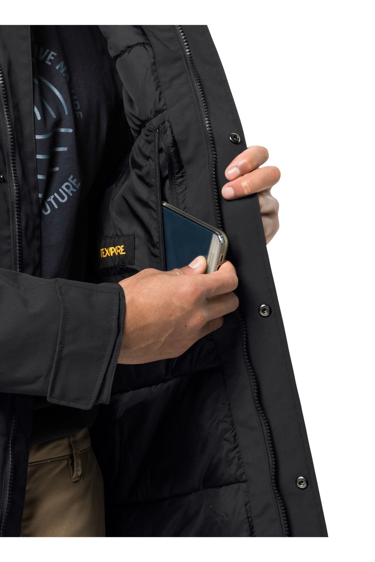 North ice parka jack hot sale wolfskin