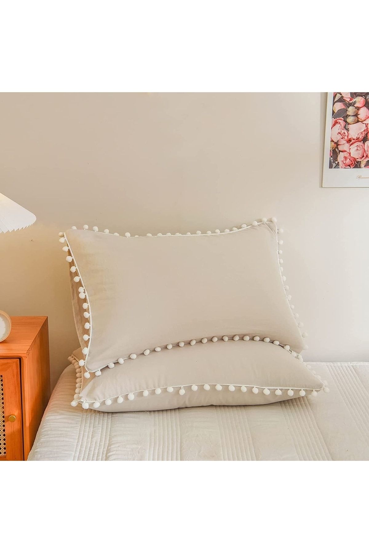 Decorative queen top size pillow cases