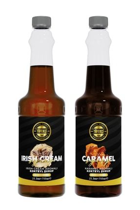 Karamel Ve Irısh Cream Şurubu 750 Ml 2li Avantajlı Paket 2x750ml KIC750