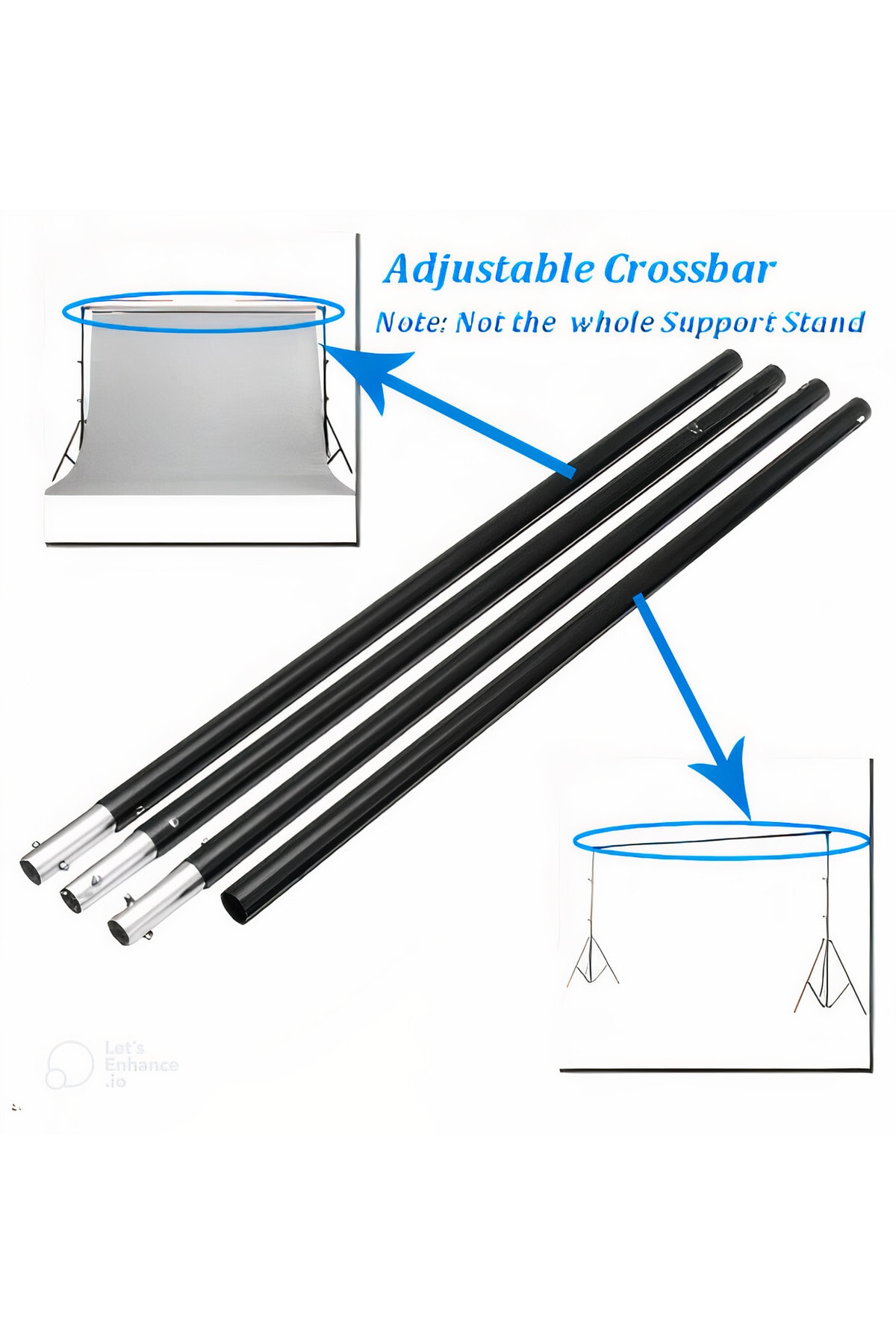 Crossbar Ayarlanabilir Çubuklar 200 cm