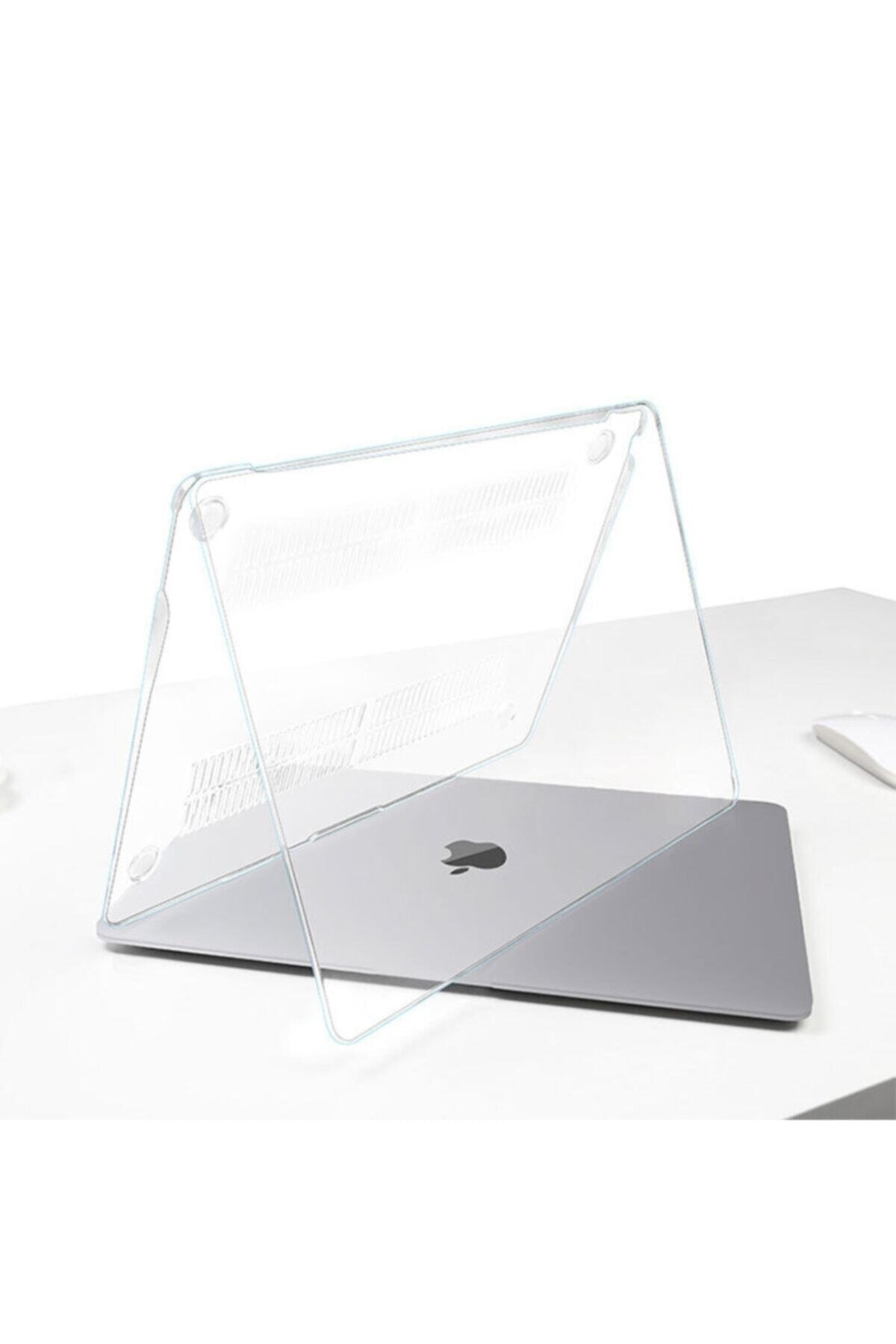 Apple Macbook Air 13" A1932 A2179 Şeffaf Koruma Uyumlu Kılıfı Kapak 4