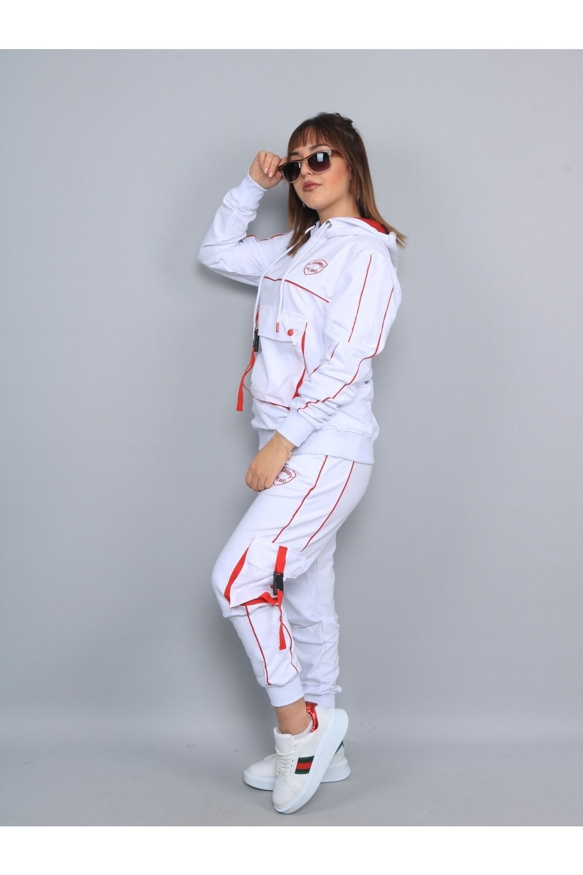 Sweatsuit white discount