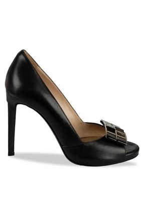 Kadın Siyah Topuklu Ayakkabı 121LR3305-M