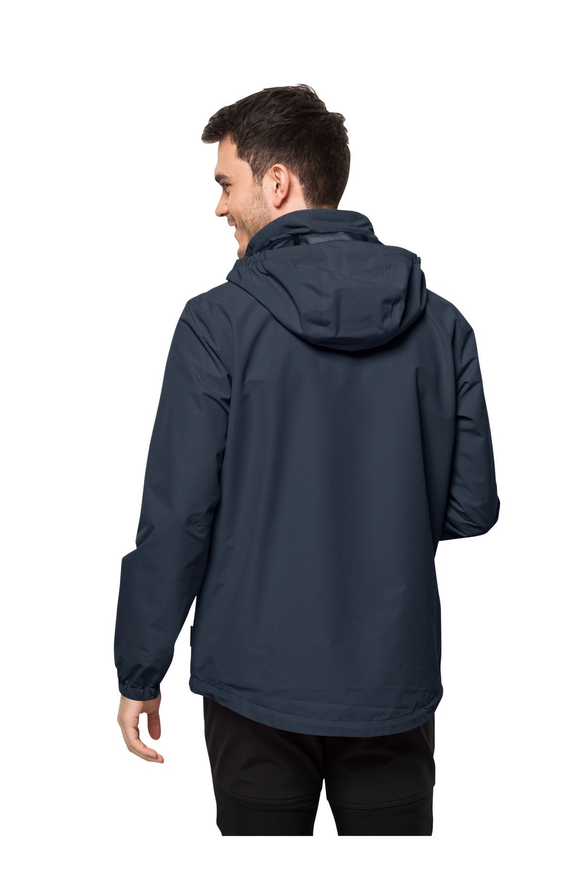 ژاکت زیپی مردانه معمولی آبی ناوی 1111142-1010 Stormy Point 2l Jkt M Jack Wolfskin