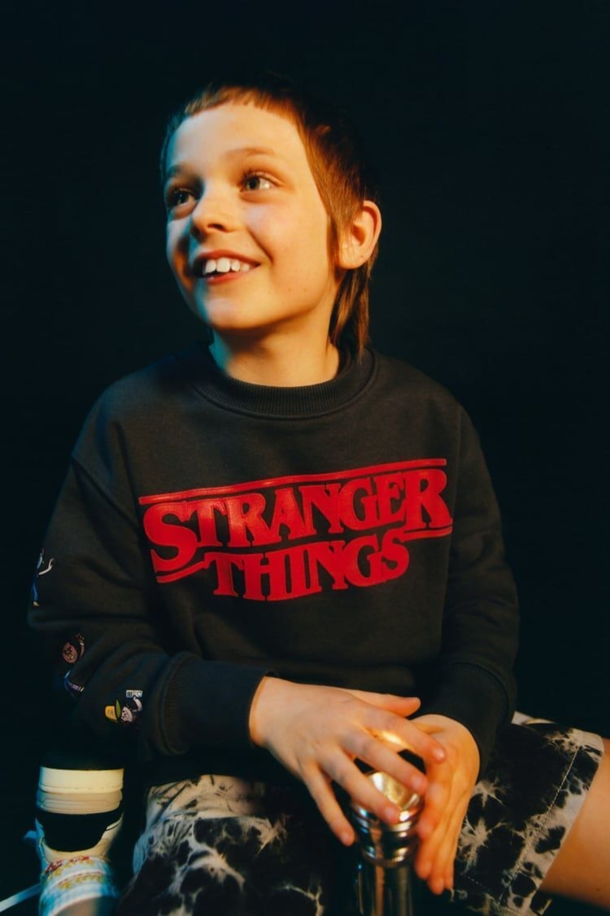 سویشرت پسرانه مشکی Çipil | 72626272737 اورجینال - تصویر 3