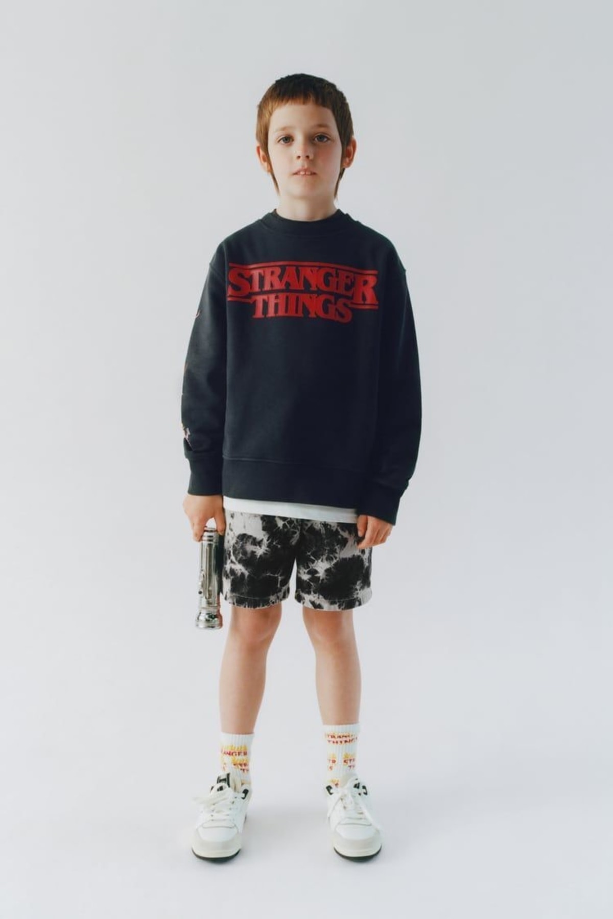 سویشرت پسرانه مشکی Çipil | 72626272737 اورجینال - تصویر 4