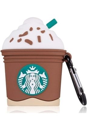 1. Ve 2. Nesil Airpods Uyumlu Sevimli Starbucks Kahverengi Airpods Kılıfı arpdsklf759