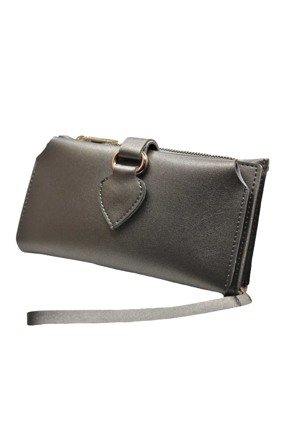 Ozka Leather Collection Portofel Pentru Femei Trend Spade Clip Cu Compartiment Pentru Telefon - Breloc! Femeie - One Size