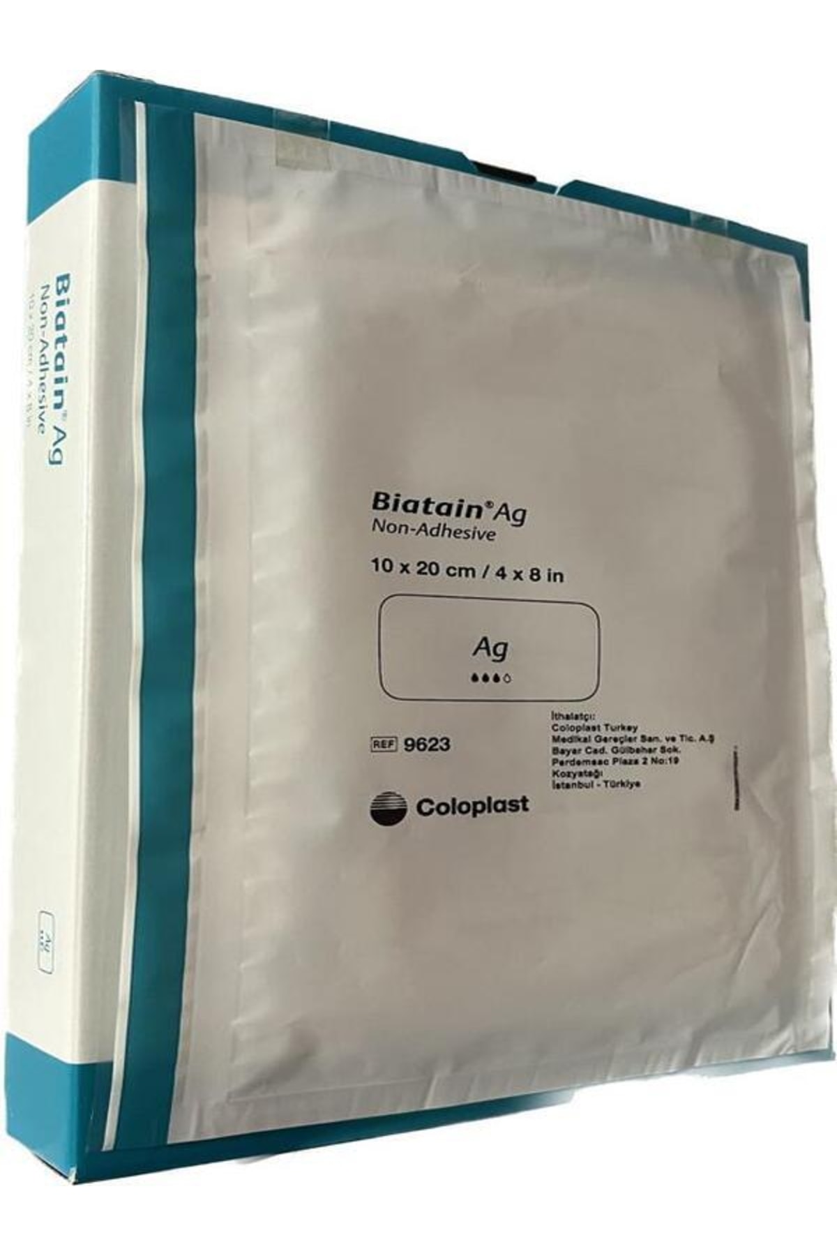 Coloplast Biatain Ag+ (gümüş) Yapışkansız Köpük Yara Örtüsü 10x20cm ...
