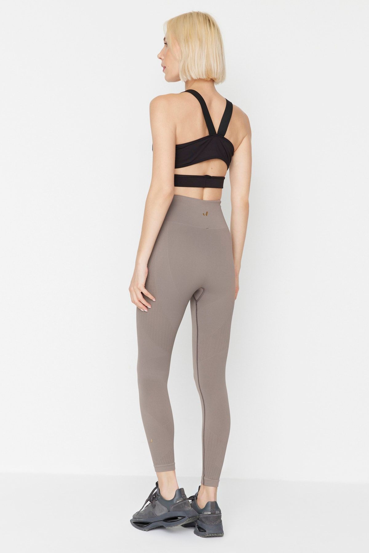 Jerf-Lily - Hebe-Leggings mit hoher Taille in Nerzfarbe 5