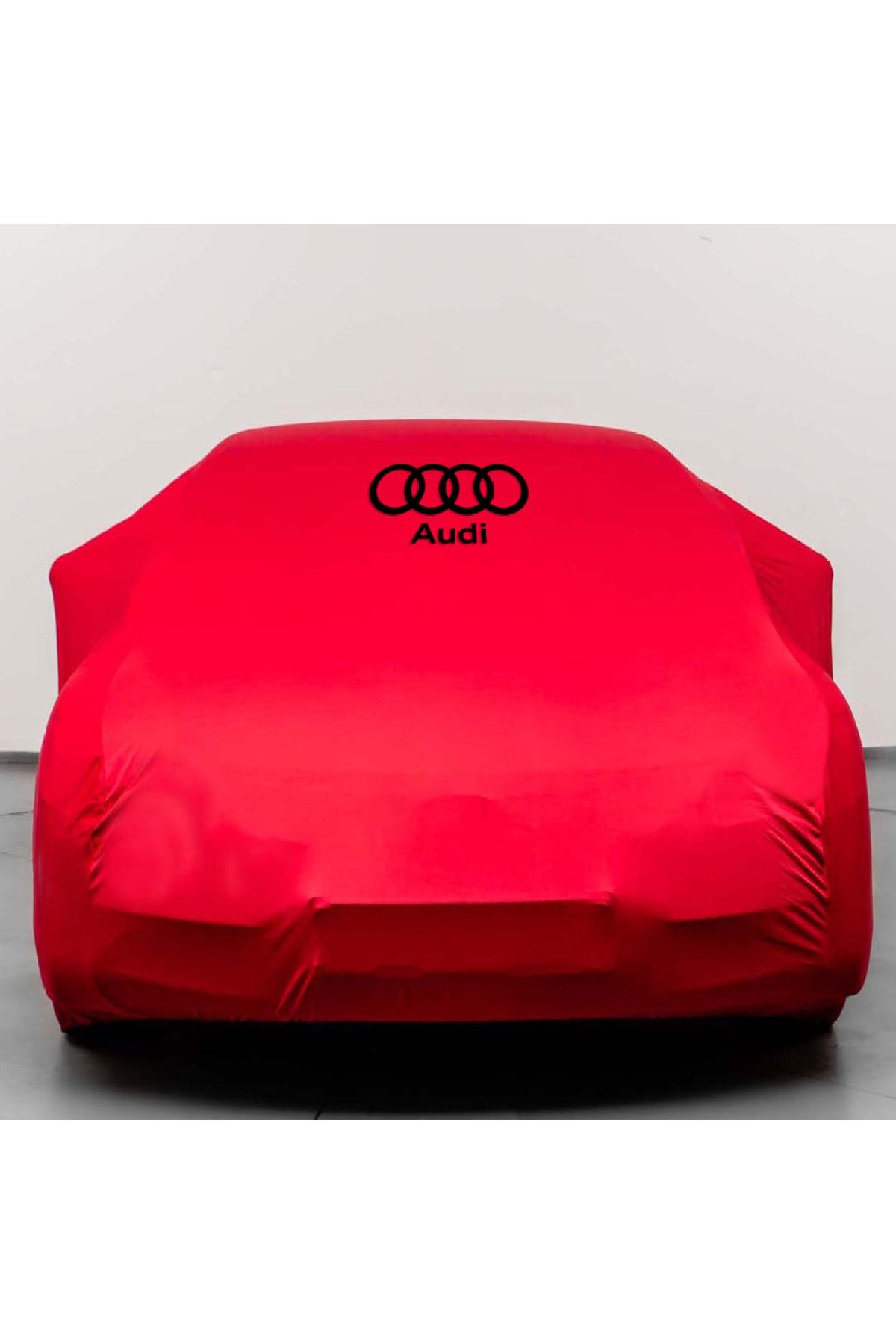 Teksin Audi E-tron Gt (2018-) Combed Cotton Car Cover with Red