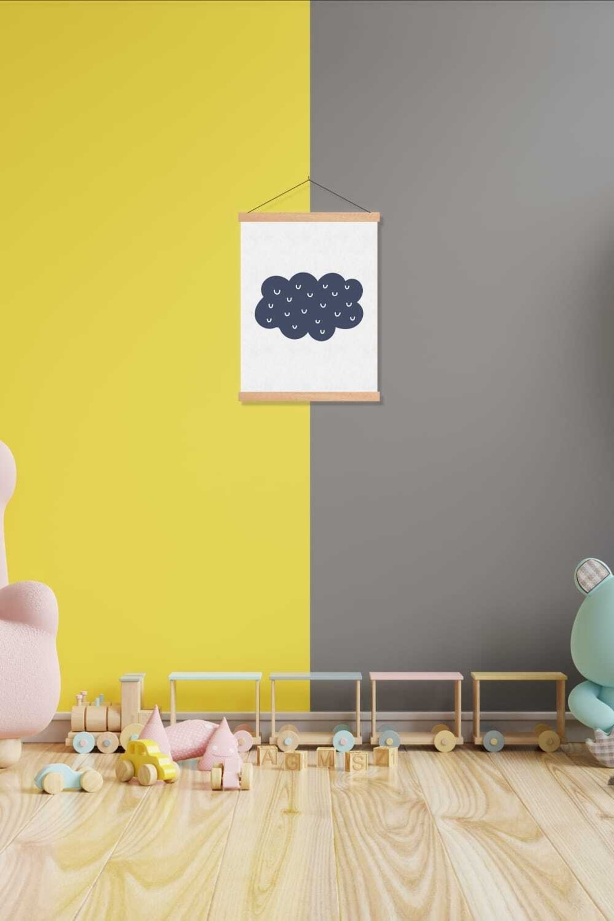 Genel Markalar Çocuk Ve Bebek Odası Kanvas Poster Tablo