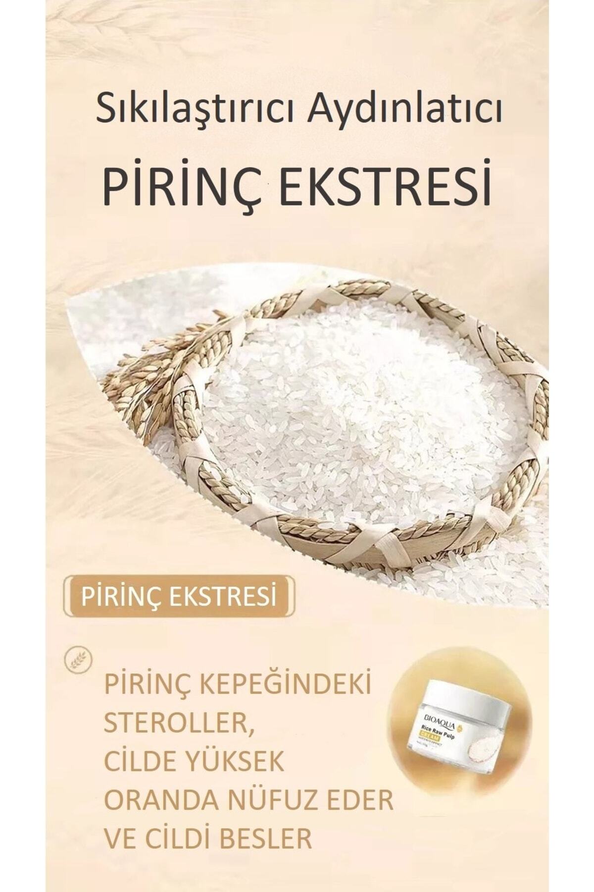 Pirinçli Aydınlatıcı Sıkılaştırıcı Yüz Serumu Ve Kremi 2 Parça — MIN383 — تصویر 5 از 6