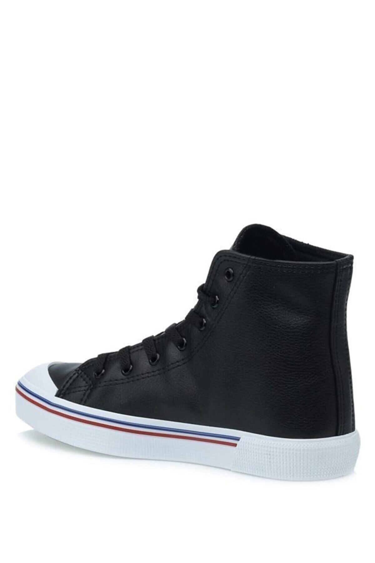Us Polo Assn Penelope Hıgh Wt Skin Black اسنیکر زنانه Penelope Hıgh 1fx U.S. Polo Assn. یو اس پولو اورجینال - تصویر 3