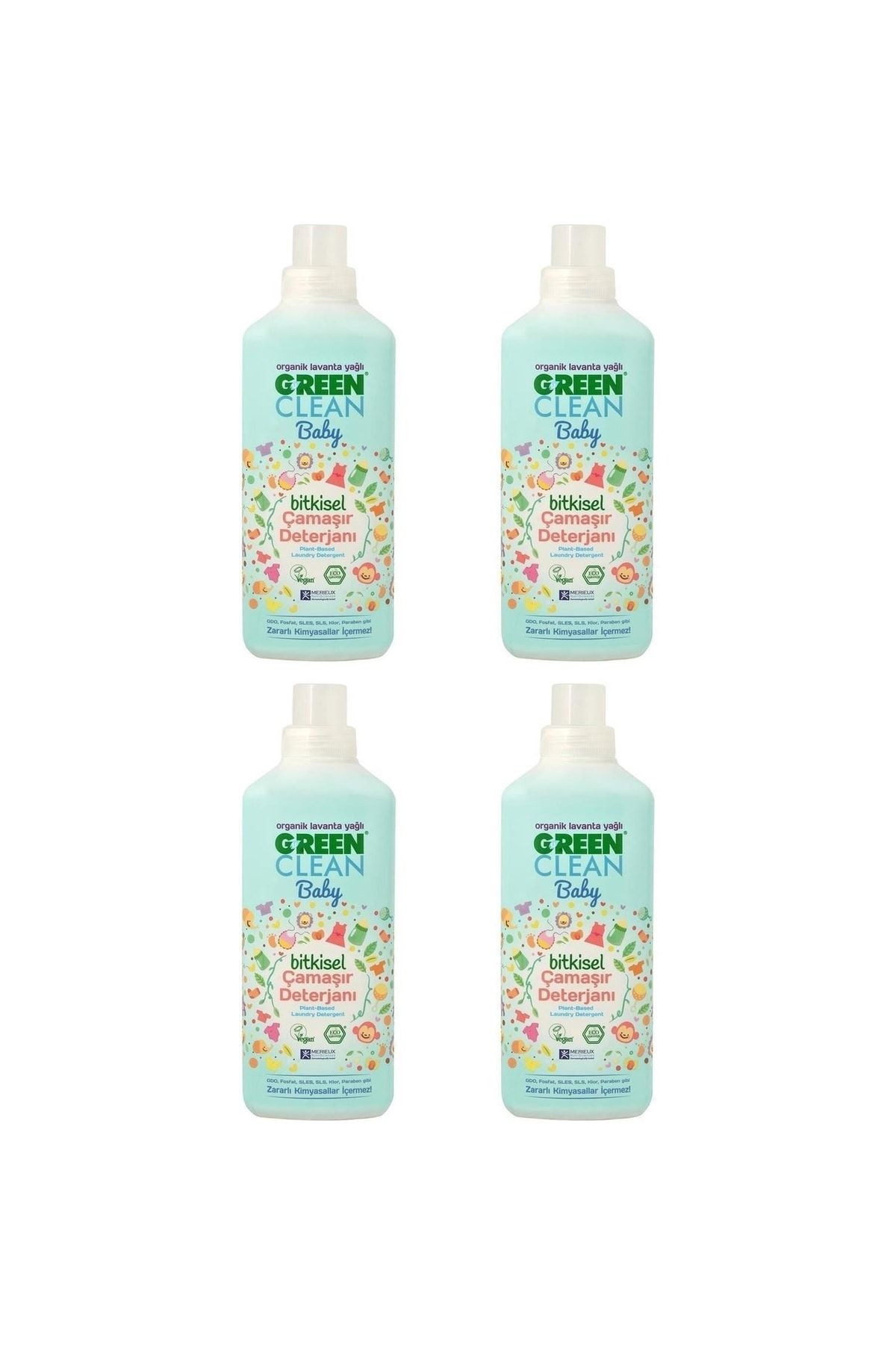 Green Clean U Green Clean Baby Çamaşır Deterjanı 1 L x 4