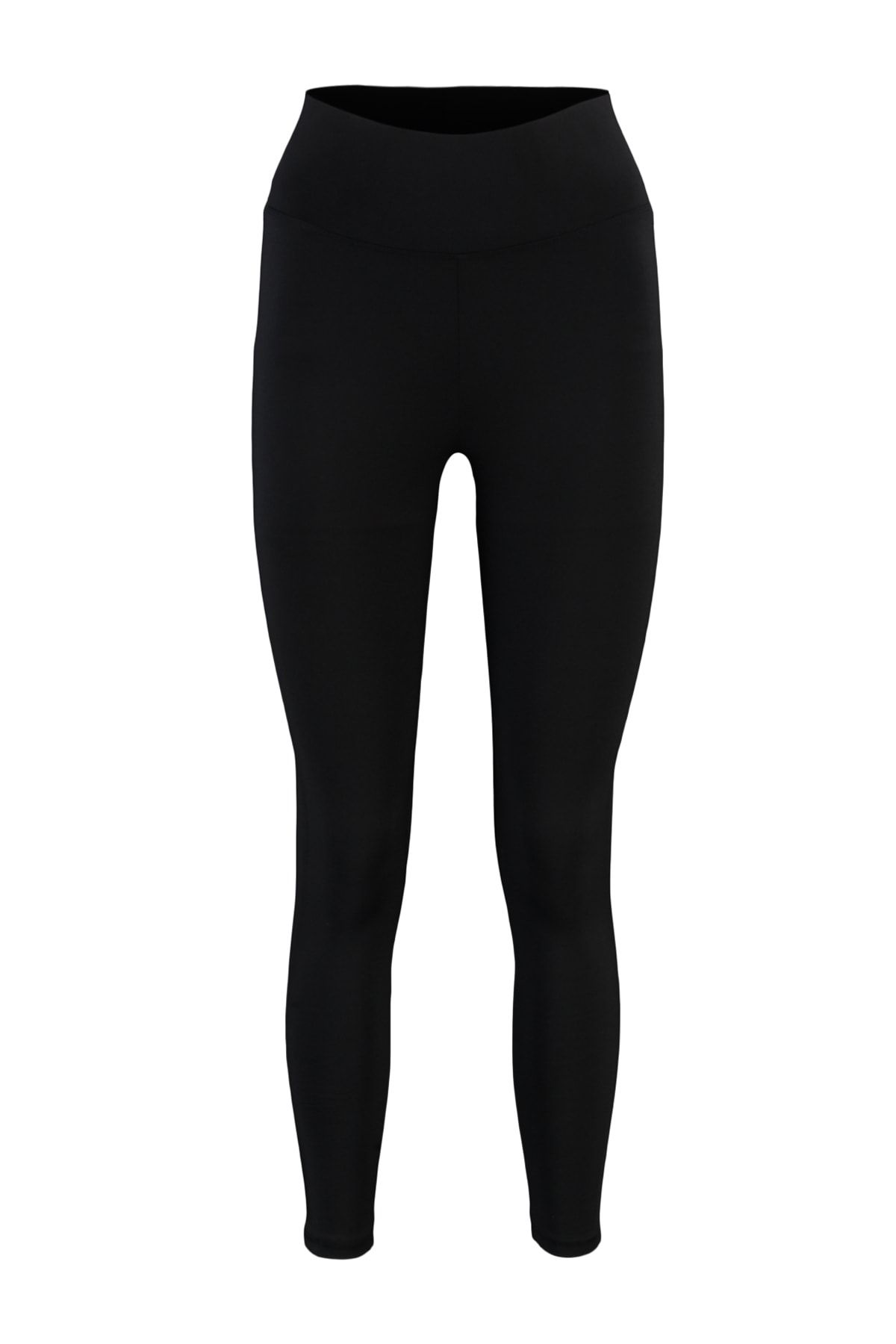 Buy Trendyol Plus Size Black Knitted Fleece Leggings in Black 2024 Online
