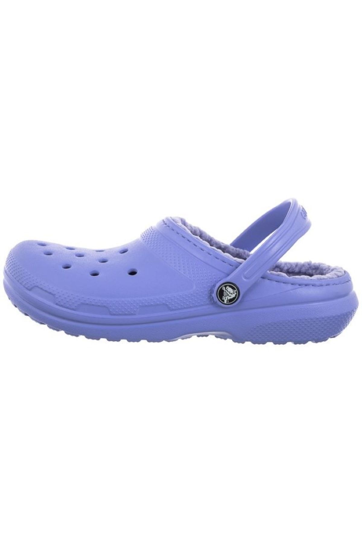 Dark blue lined store crocs