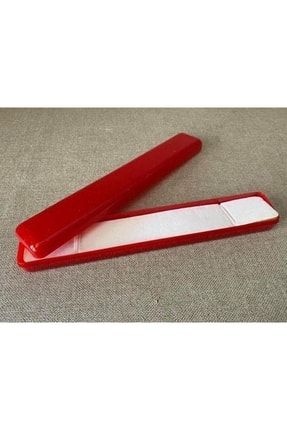 Plastik Hediye Kutusu 23x3,5x2,5cm Kırmızı - Tesbih Kolye Takı Kutusu HSYLMZ04999