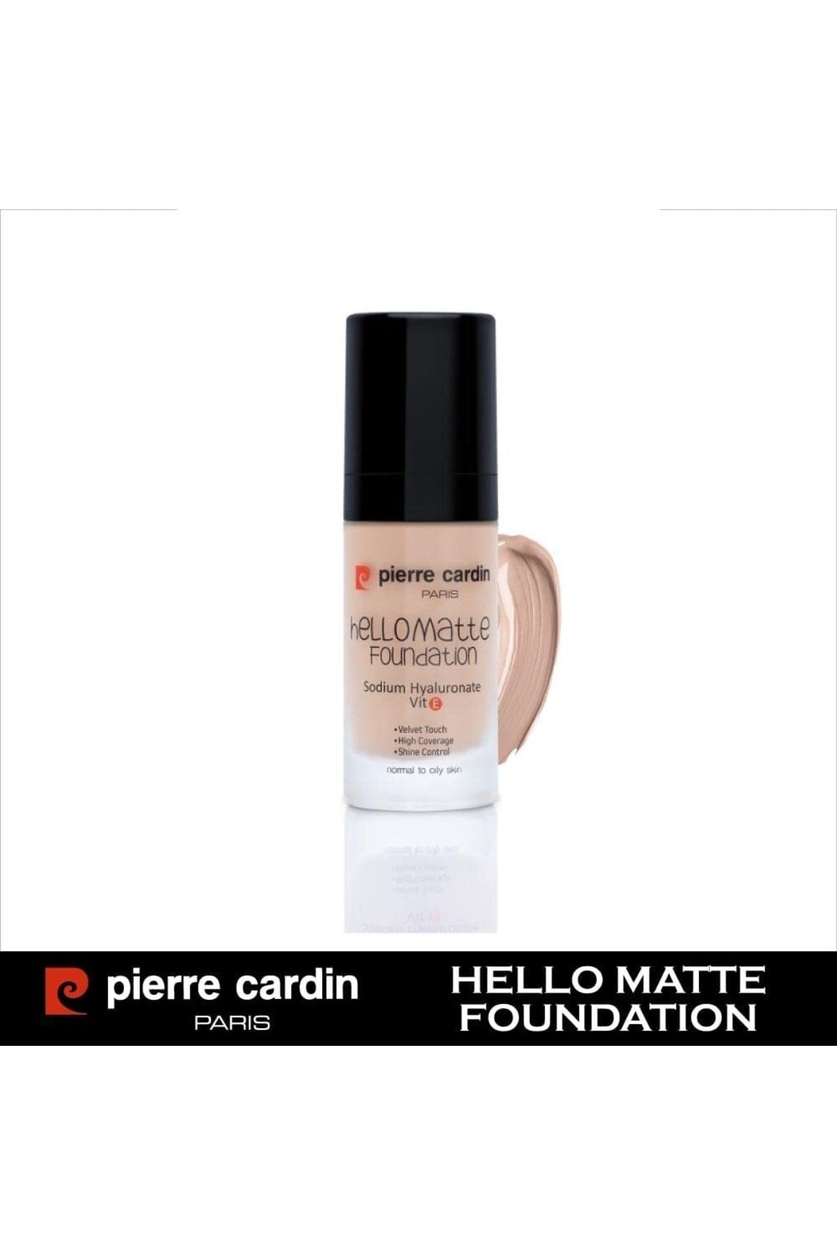 Pierre Cardin-Hello Matte High Coverage Matte Foundation (medium Beige) 2