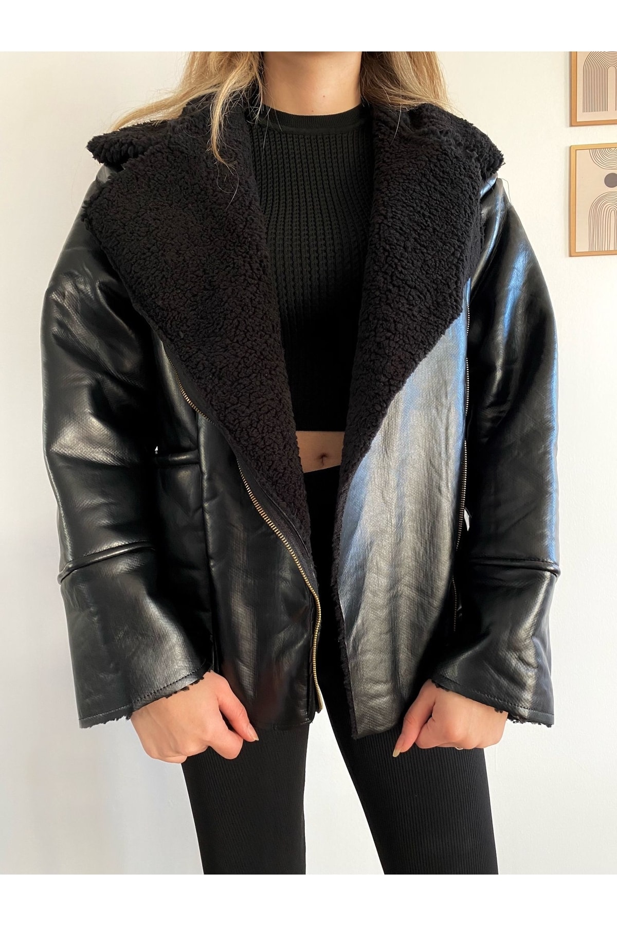 Ven Boutique Içi Kürklü Deri Mont İKDMVENO OnuAl Fiyat Arşivi