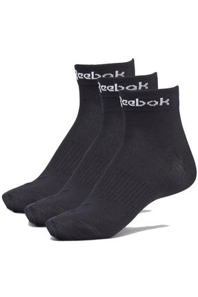 Gh8166 Act Core Unisex Siyah Çorap 3'lü GH8166-1
