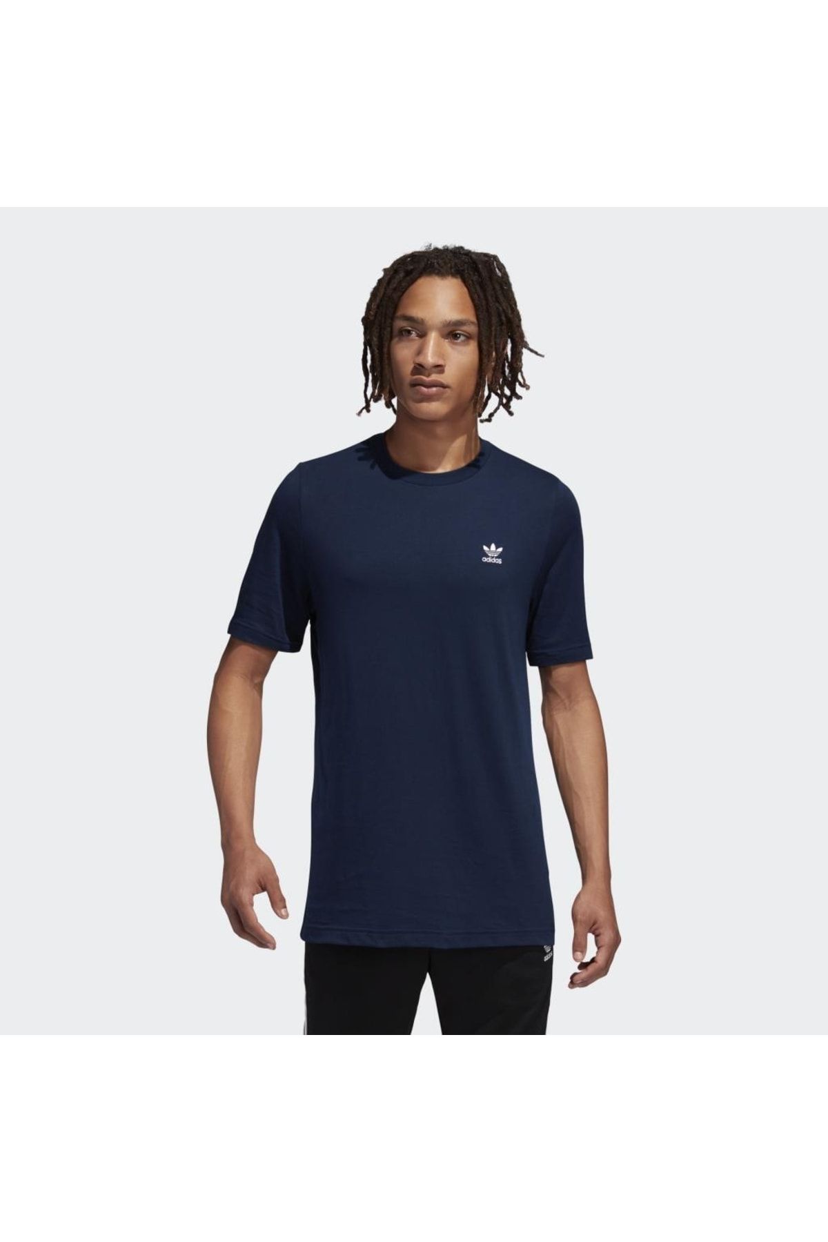 Adidas navy blue best sale shirt