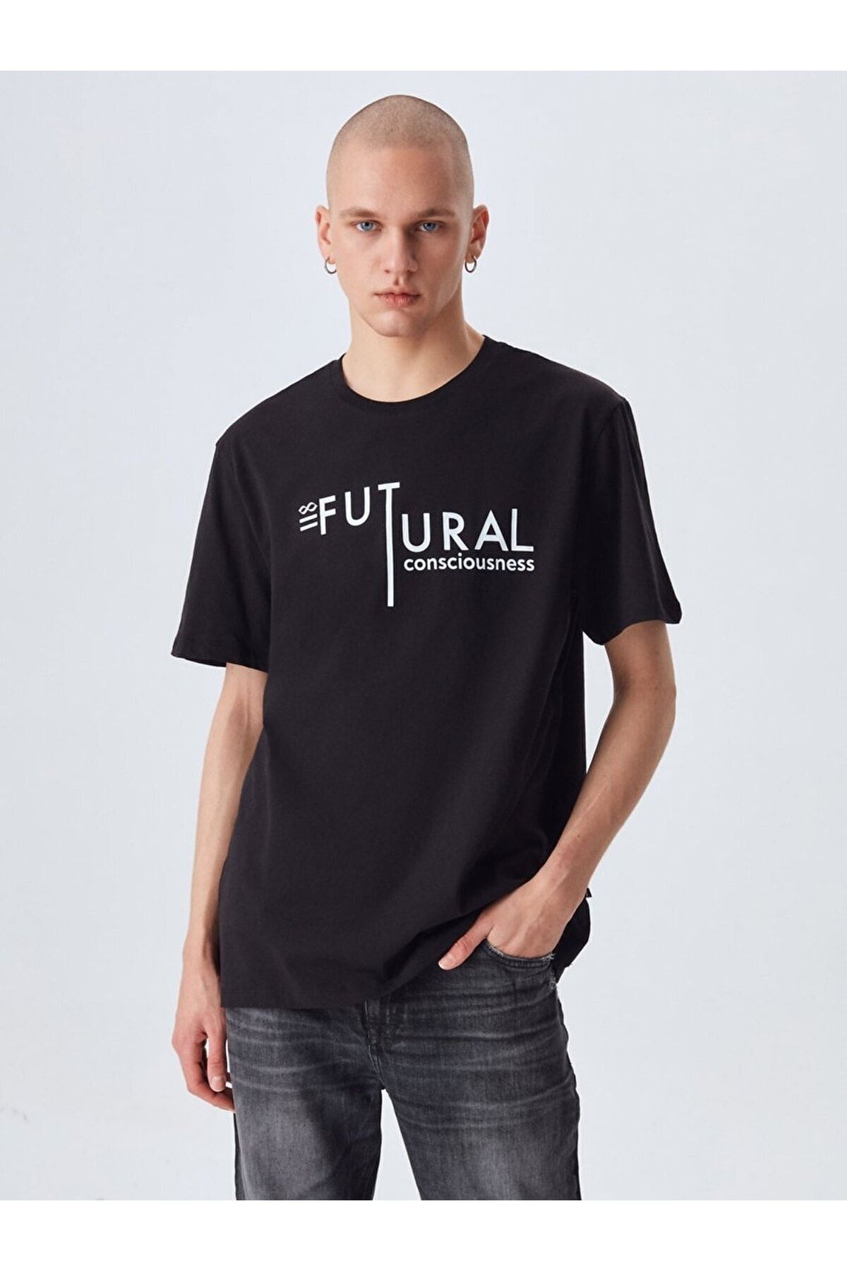 fit T-Shirt Regular - - Black Ltb