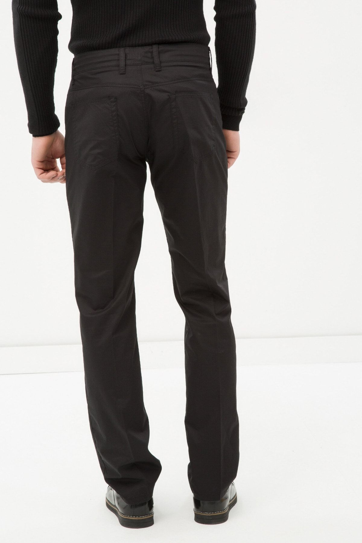 Koton-Men's Black Trousers 6KAM49720KW 3
