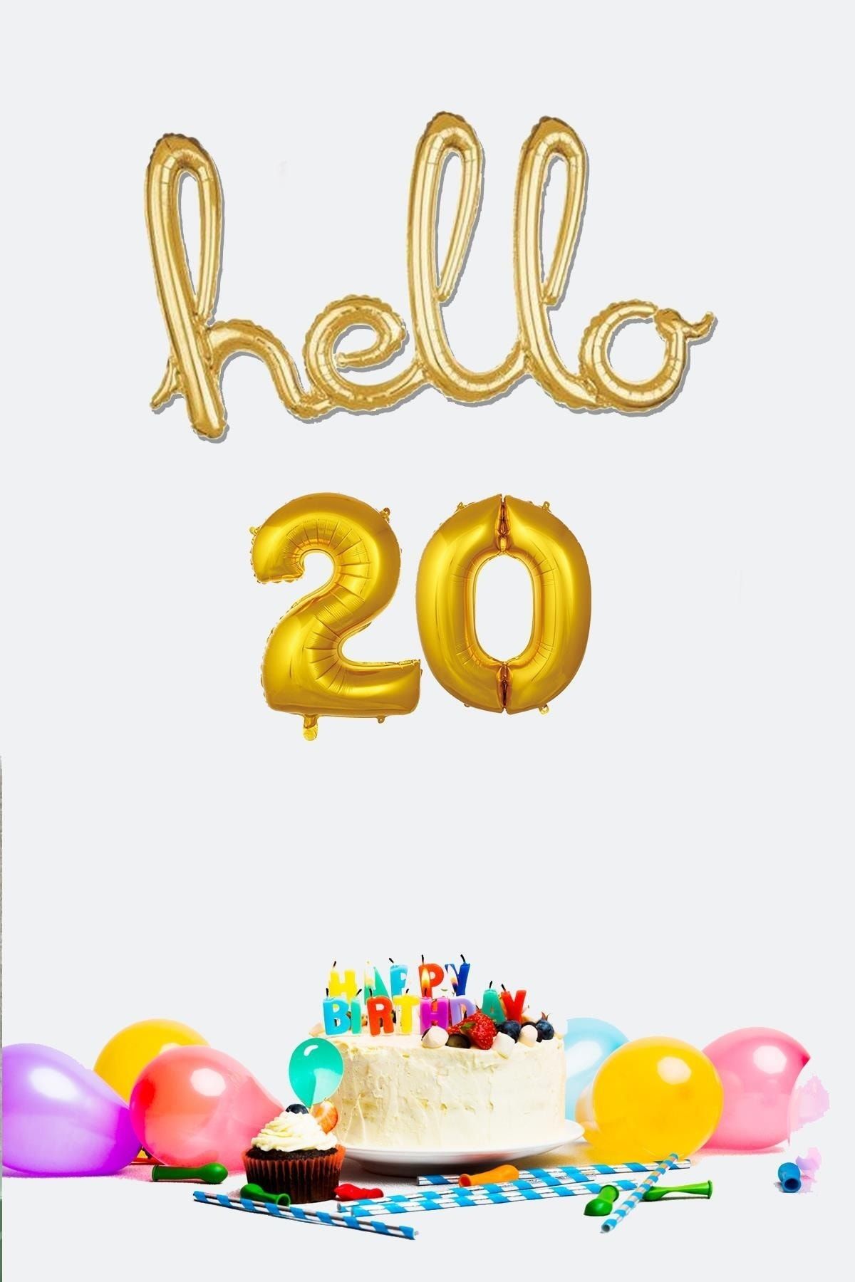 Gold 20 balloons new arrivals
