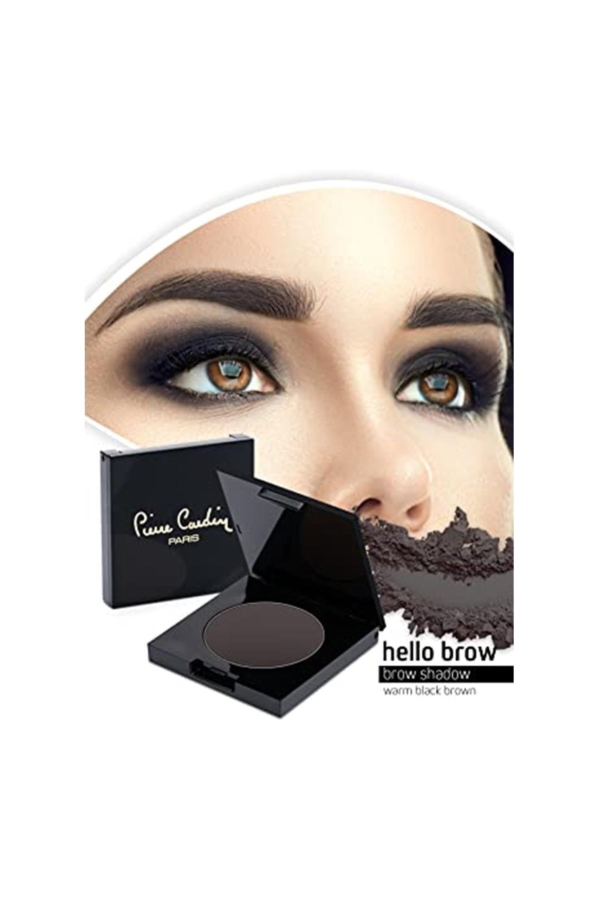Hello Brow Powder Kaş Farı - Warm Black Brown