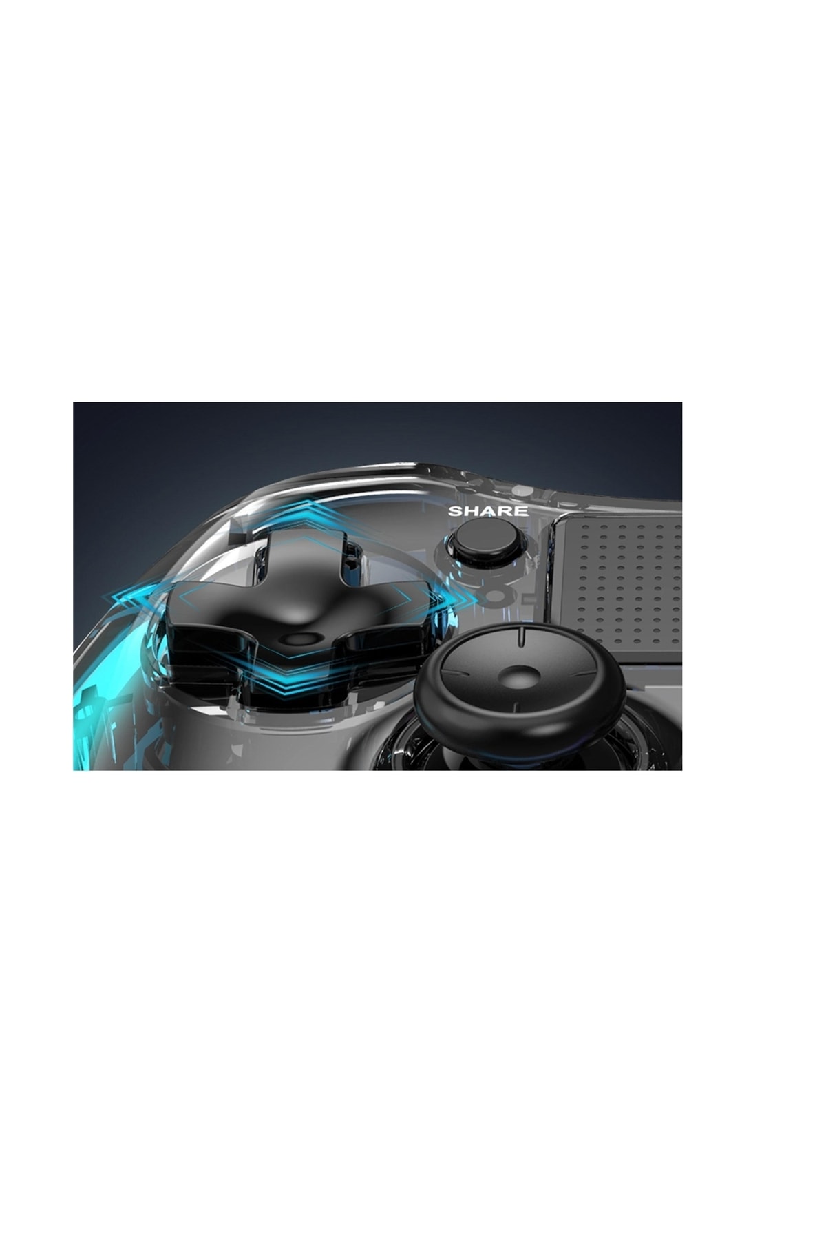 Rgb Işıklı Ps4-ps3-tv-ıos-pc Kablosuz Joystick Gamepad Oyun Kolu 5