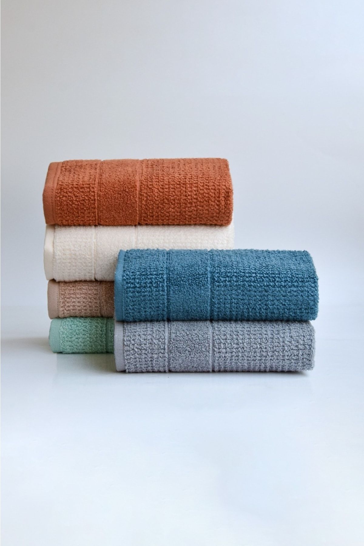 Tenntex Microcotton 6'lı El&yüz Havlu Seti 40x60