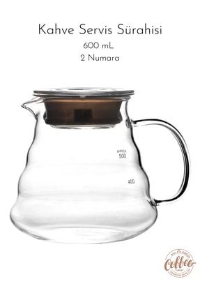 Kahve Servis Sürahisi 600 ml 2 Numara ks001