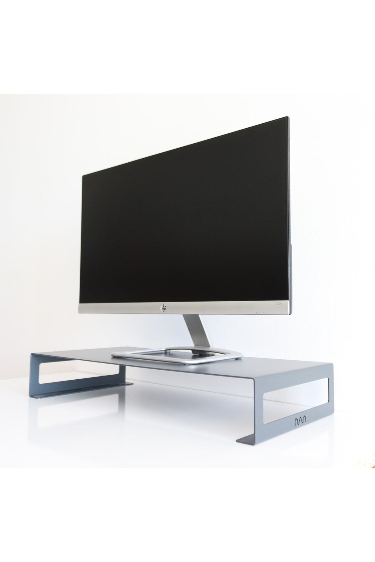 Monitor Stand - Laptop Stand - Monitor Riser - Metal - Anthracite Grey - Sms1