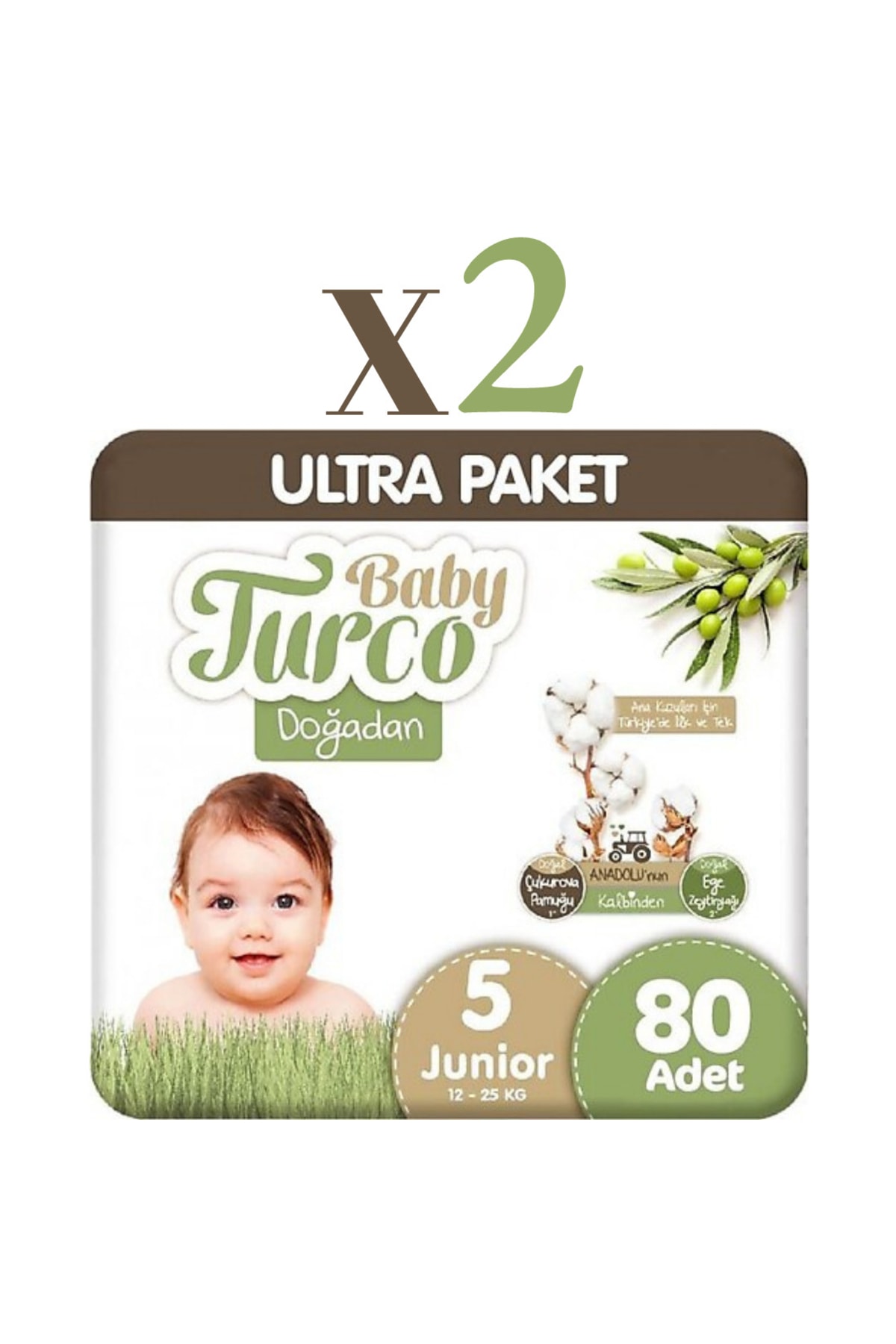 Baby Turco Doğadan Ultra Junıor 80*2