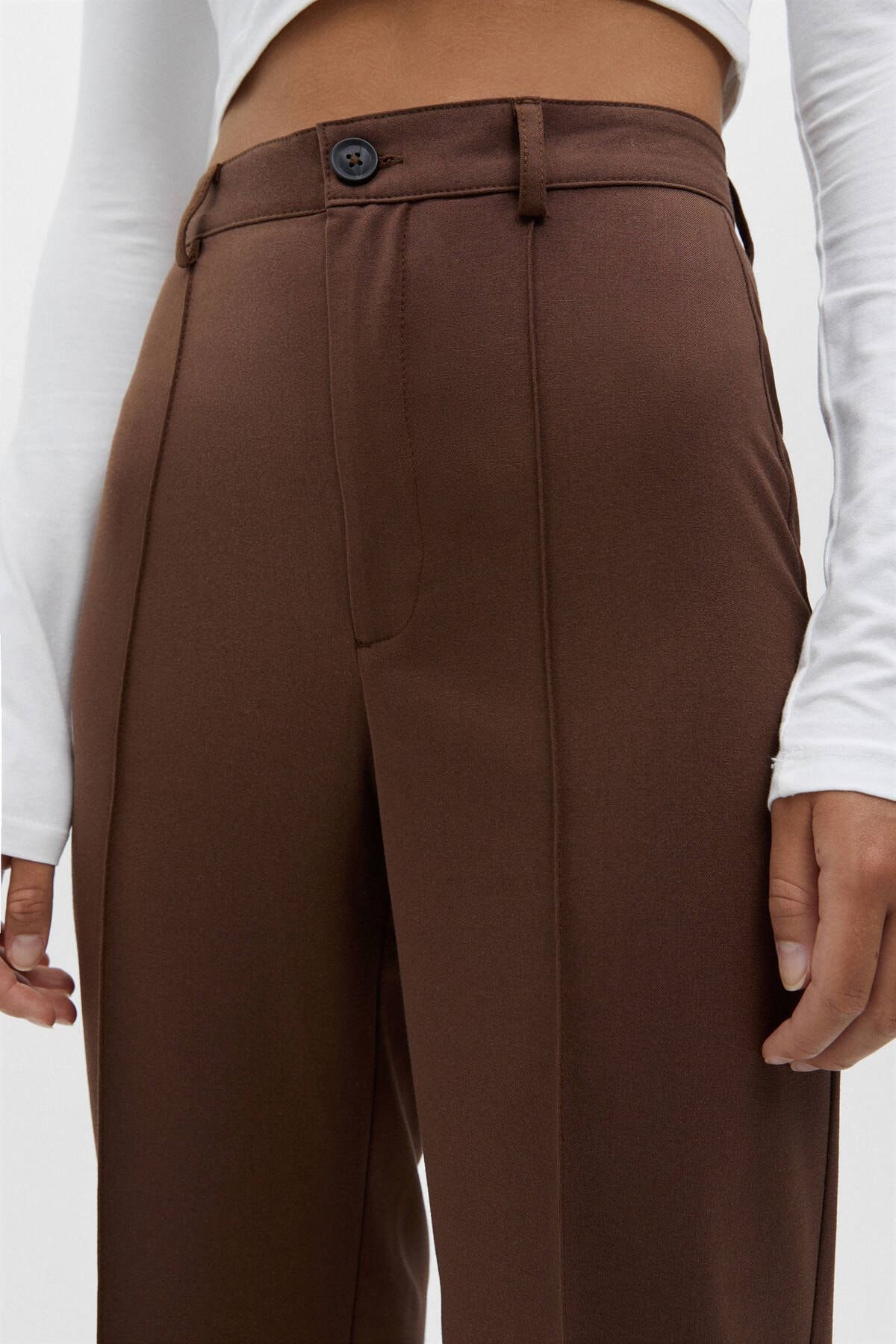 Pull &amp; Bear Pensli Regular Fit Pantolon IR6728