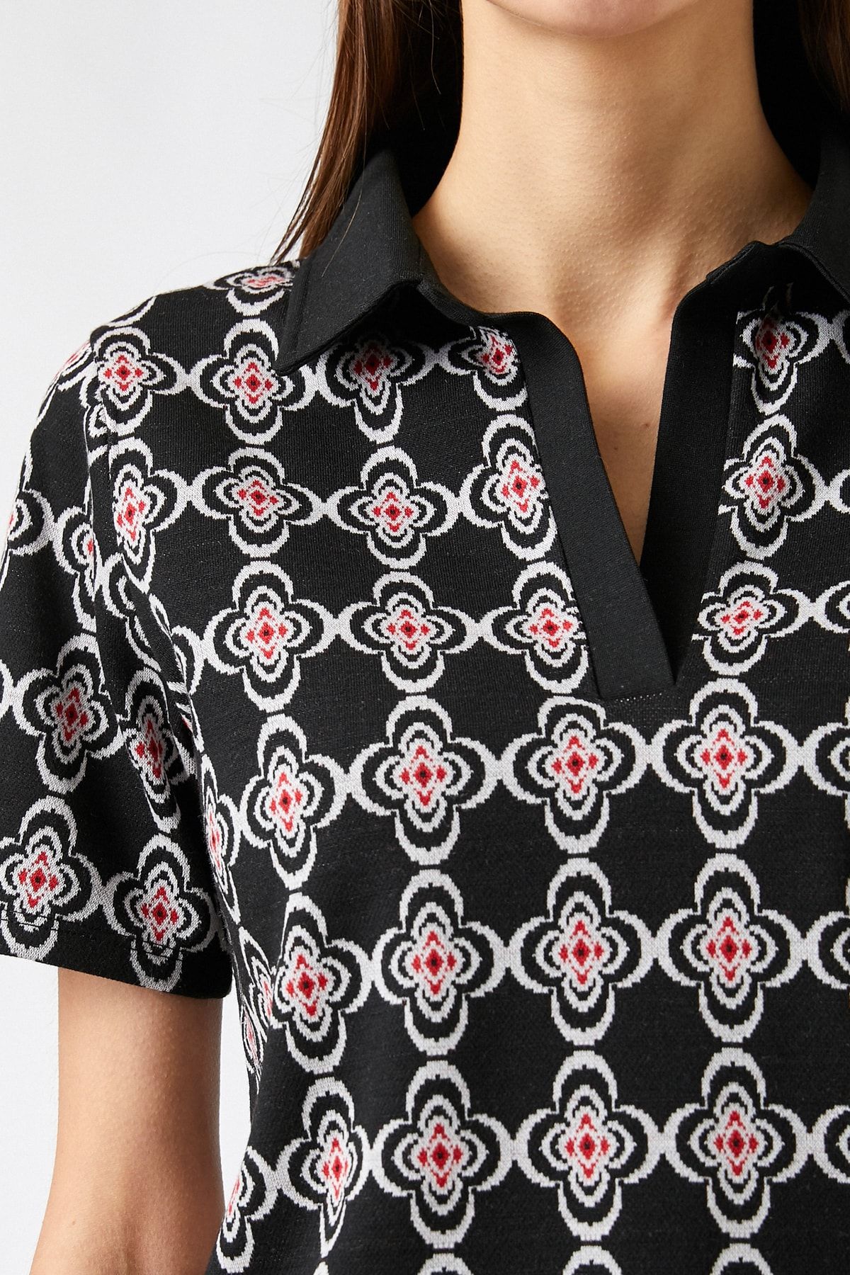 Koton T-Shirt Ecru Regular Fit