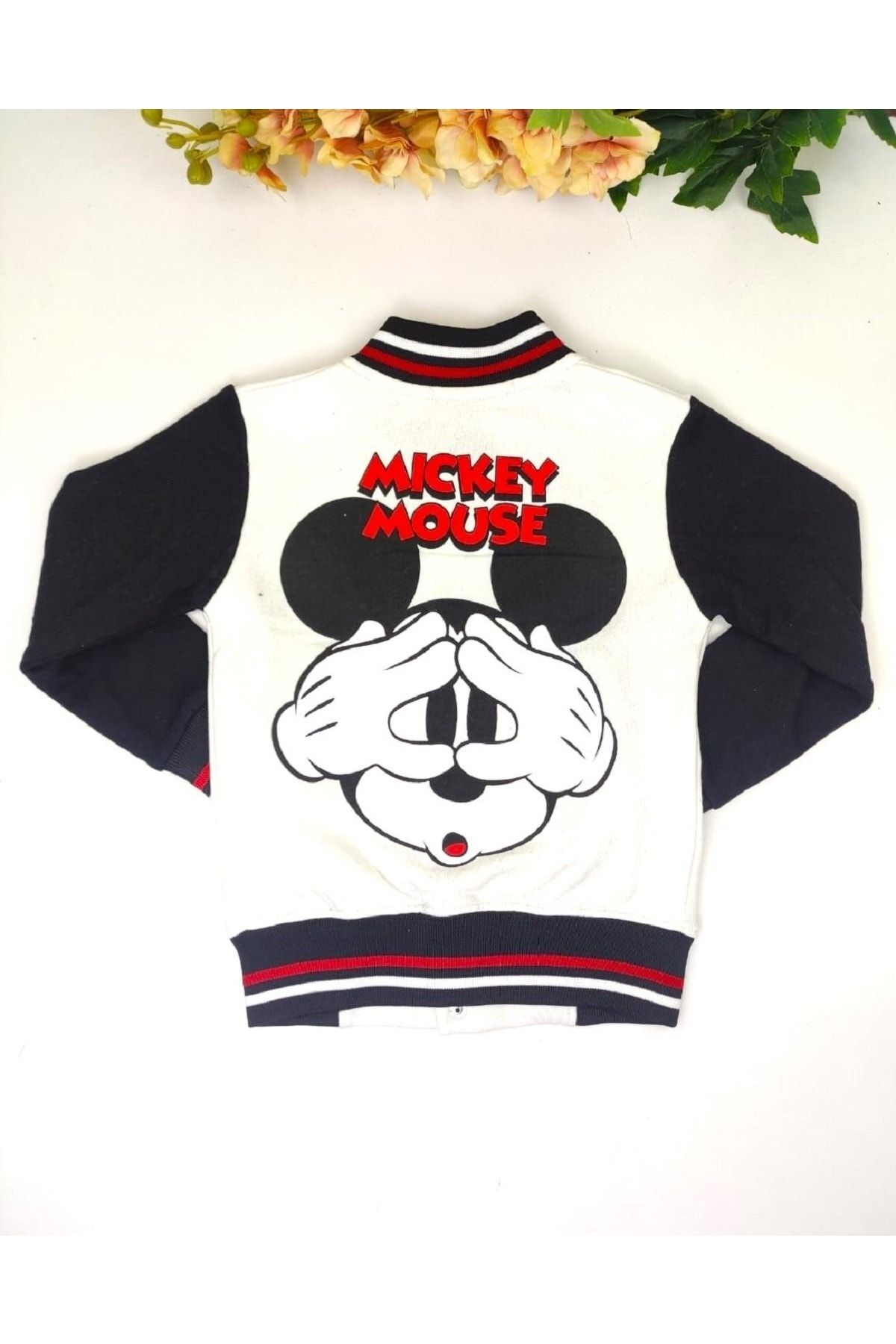 White mickey mouse jacket discount