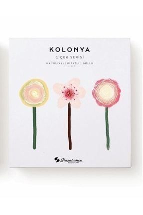 Kolonya Çiçek Serisi 3lü Set Manolyalı & Kirazlı & Güllü PBKLCS5003